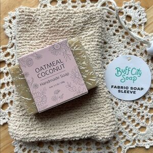 BUFF CITY SOAP SLEEVE &  Oatmeal Coconut Handmade Soap